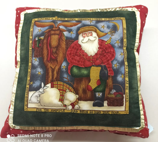 CUSCINO BABBO NATALE VINTAGE B