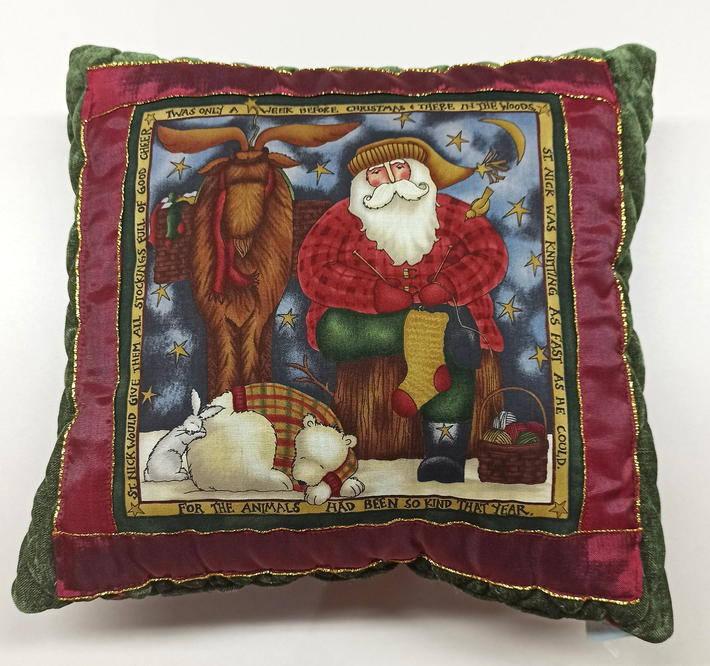 CUSCINO BABBO NATALE VINTAGE C